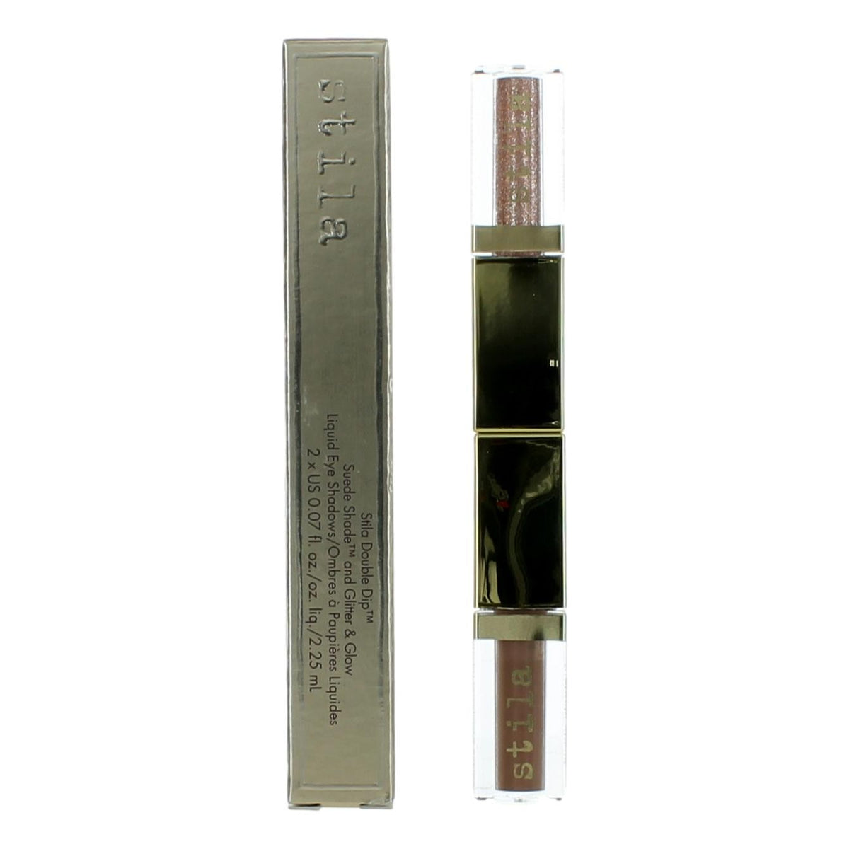 Stila Double Dip Stila Beauty 2 x .07 oz Liquid Eye Shadows- Smitten Kitten - Pertinacia Perfume