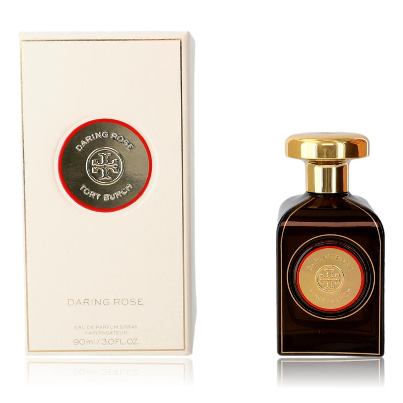 Tory Burch Darling Rose 3 oz Eau de Parfum spray for women with a floral pink bottle and elegant packaging.