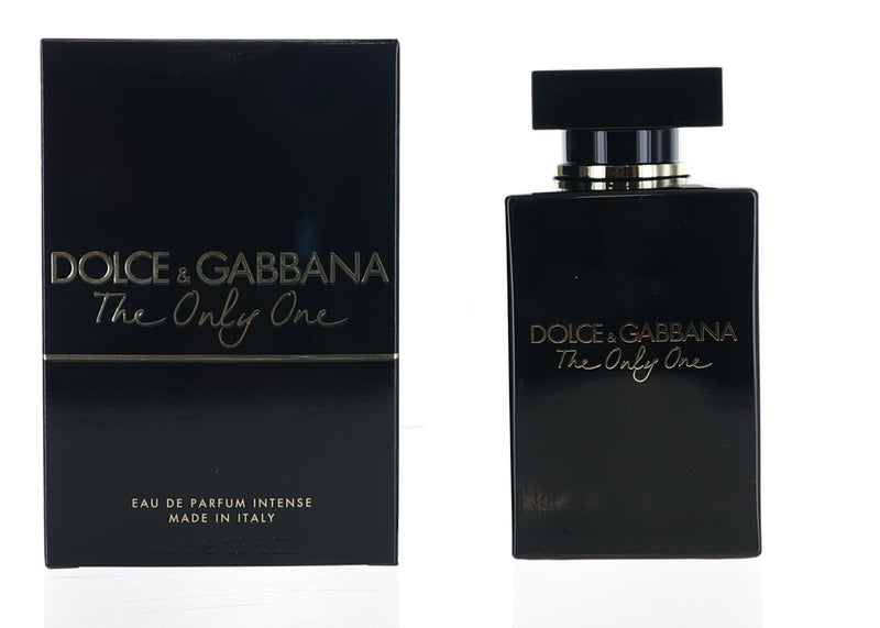 Dolce & Gabbana The Only One Intense 3.3 oz women’s EDP spray bottle with elegant packaging.