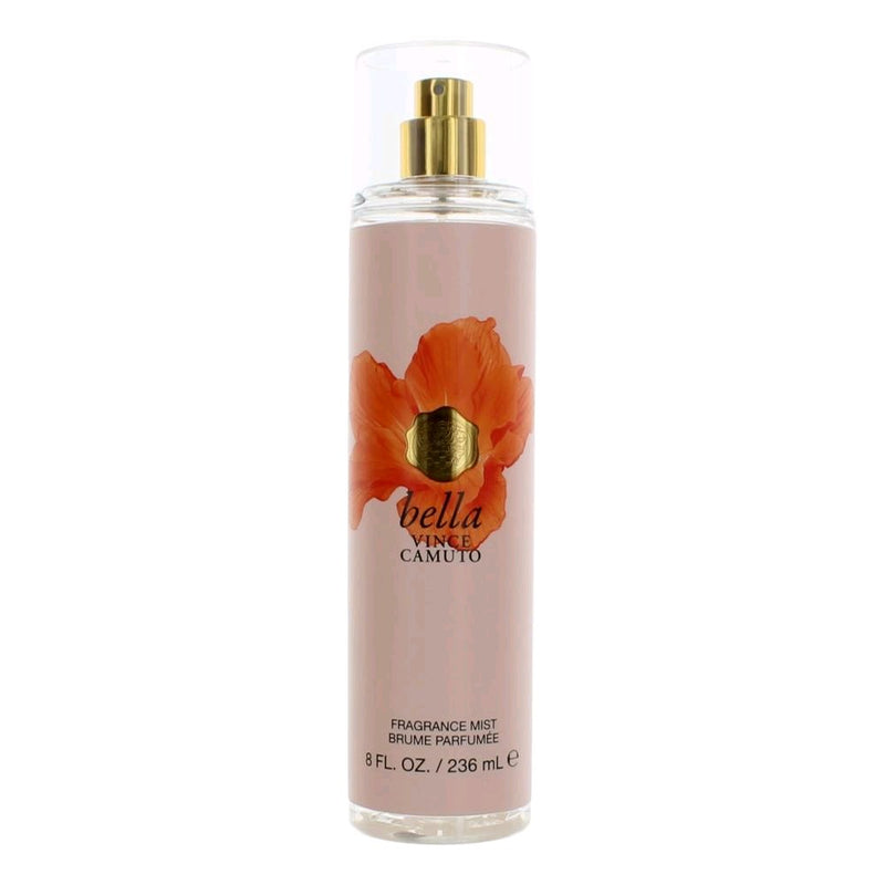 Vince Camuto Bella 8 oz fragrance mist for women, elegant bottle with floral and fruity notes, fresh and feminine scent