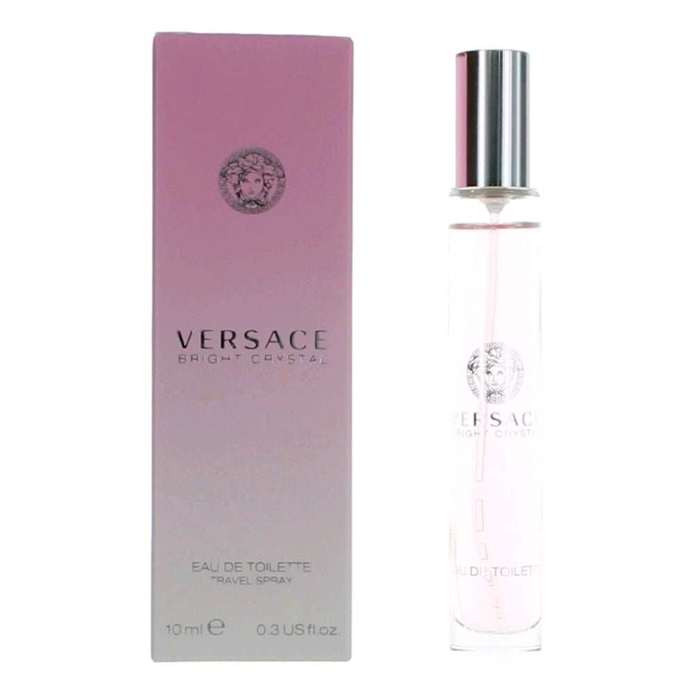 Versace Bright Crystal Versace 0.3 oz EDT Travel Spray Women - Pertinacia Perfume
