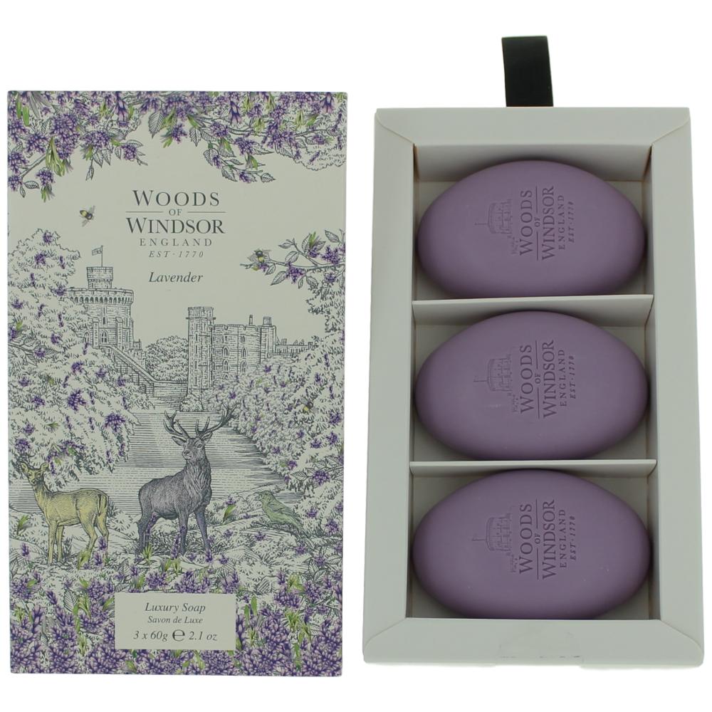 Woods of Windsor Lavender Woods of Windsor 3 X 2.1oz Luxury Soap women - Pertinacia Perfume