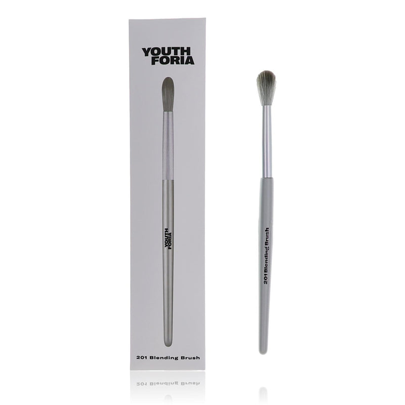 Youthforia Blending Brush 201, a professional makeup brush with soft bristles for seamless blending and flawless application.