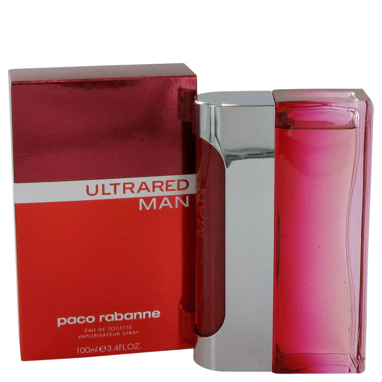 Ultrared Man by Paco Rabanne EDT for Men 3.4oz