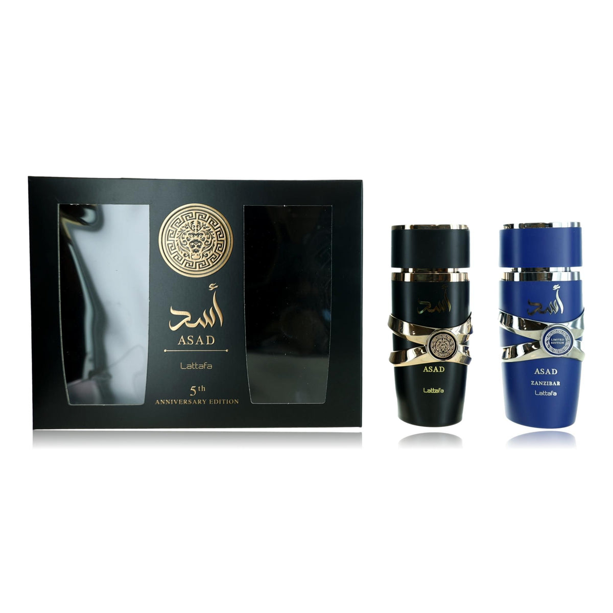 Asad 5th Anniversary Edition Lattafa 2 Piece Gift Set Men - Pertinacia Perfume