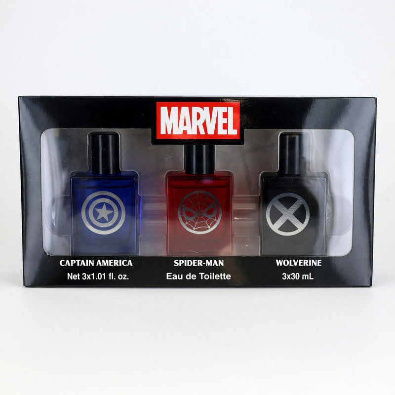 Marvel boys' 3-piece gift set featuring Marvel-themed clothing and accessories, perfect for young fans.