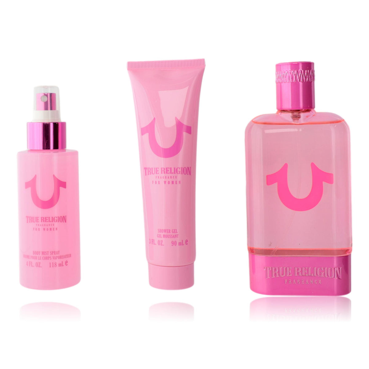 True Religion Pink True Religion 3 Piece Gift Set Women - Pertinacia Perfume