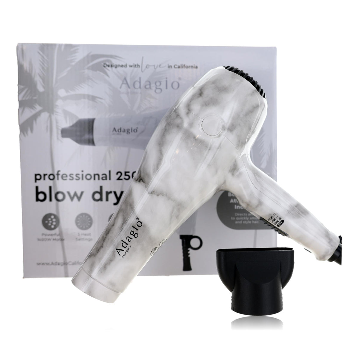 Adagio Professional 2500 Blow Dryer Adagio - Marble - Pertinacia Perfume
