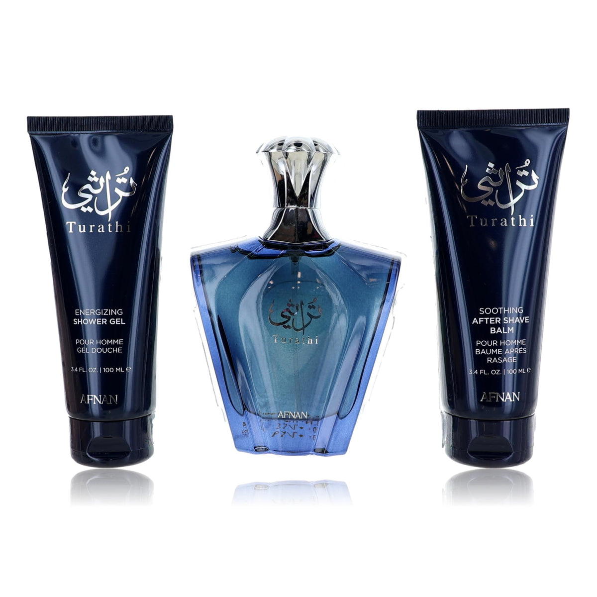 Turathi Blue Afnan 3 Piece Set Men - Pertinacia Perfume