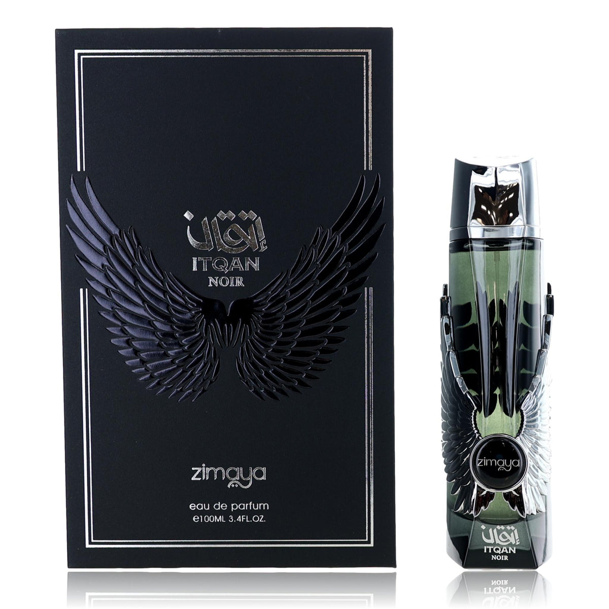 Itqan Noir Zimaya 3.4 oz EDP Spray Unisex - Pertinacia Perfume