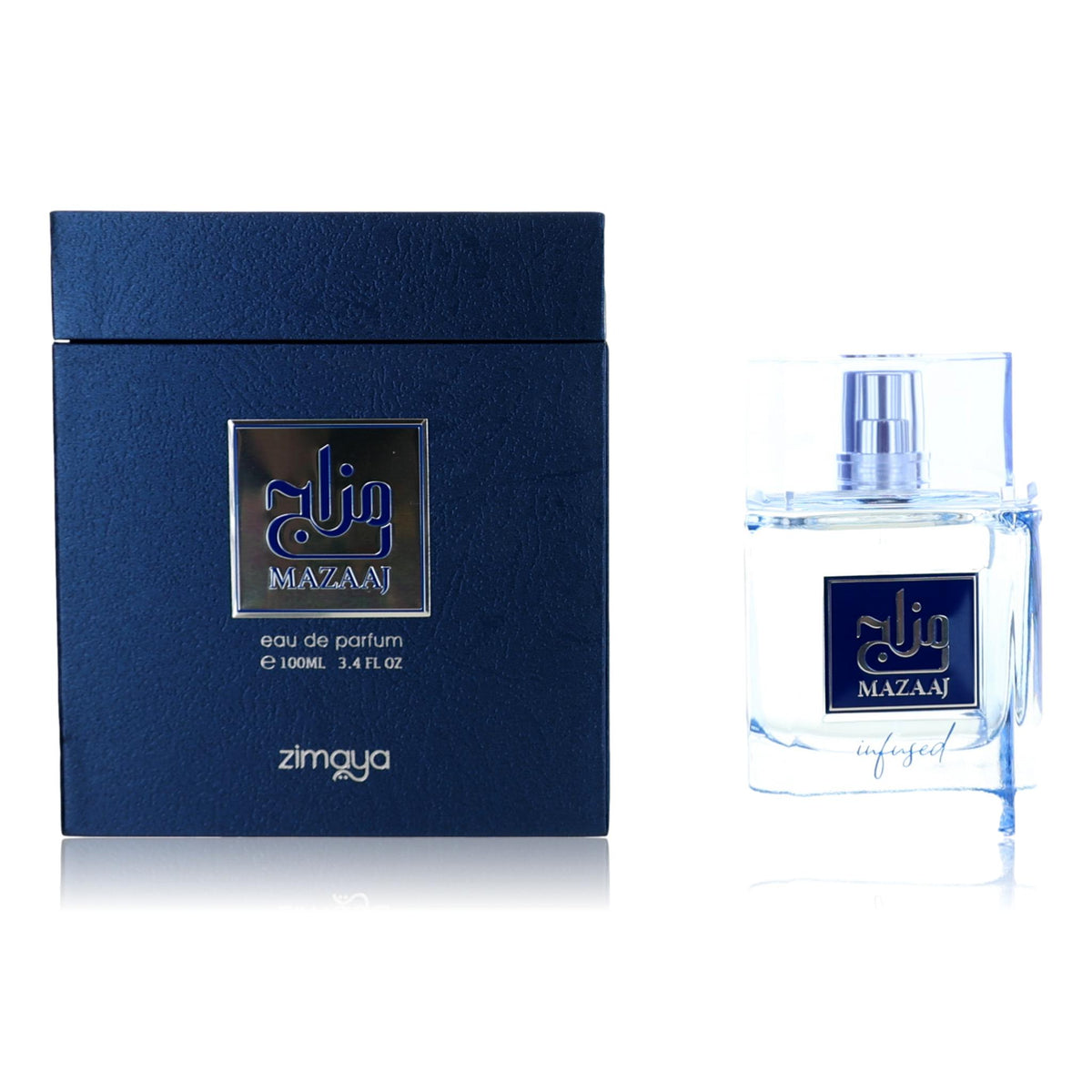 Mazaaj Infused Zimaya 3.4 oz EDP Spray Men - Pertinacia Perfume
