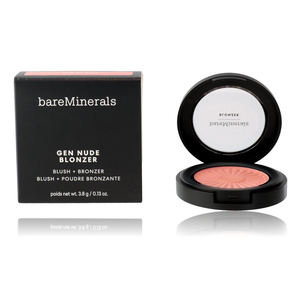 Bare Minerals Gen Nude Blonzer .13oz Blush & Bronzer - Kiss Of Pink - Pertinacia Perfume