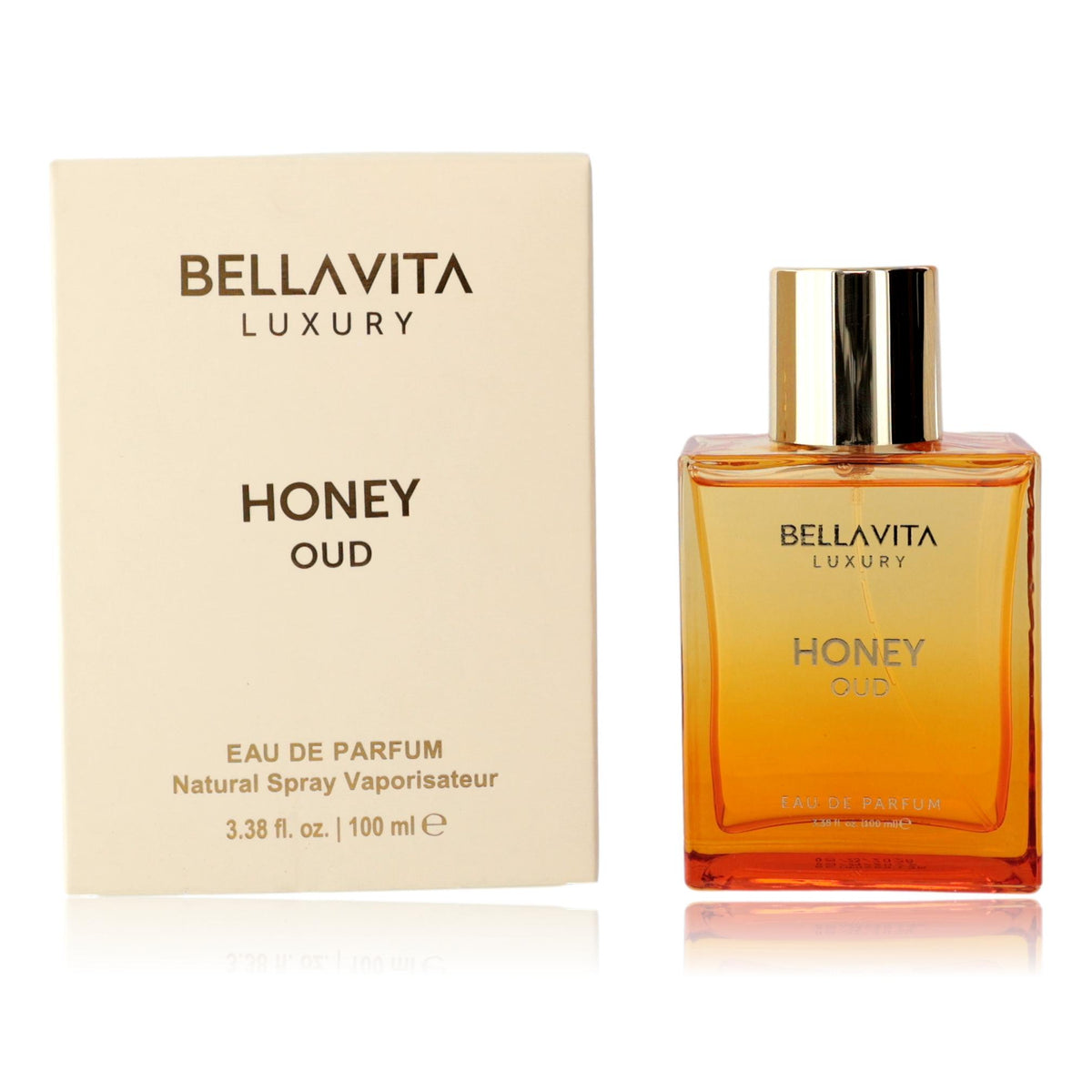 Honey Oud Bellavita 3.3 oz EDP Spray Unisex - Pertinacia Perfume
