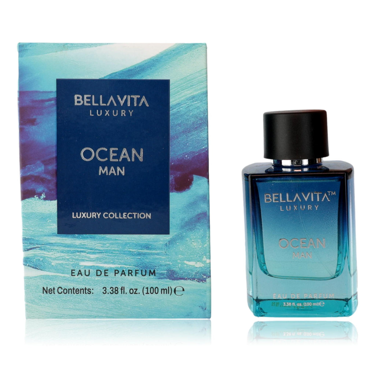 Ocean Man Bellavita 3.3 oz EDP Spray Men - Pertinacia Perfume