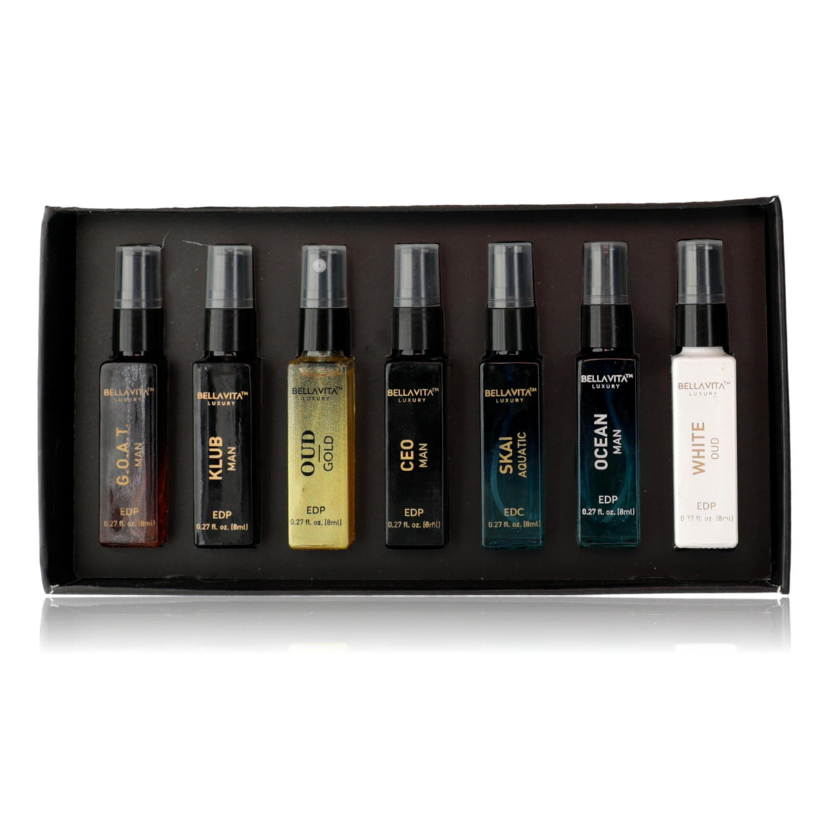 Bellavita Discovery Set Bellavita 7 Piece Set Men - Pertinacia Perfume