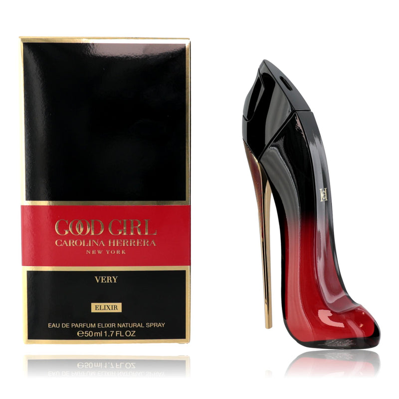 Carolina Herrera Very Good Girl Elixir 1.7oz women’s perfume spray with a sleek bottle and elegant design