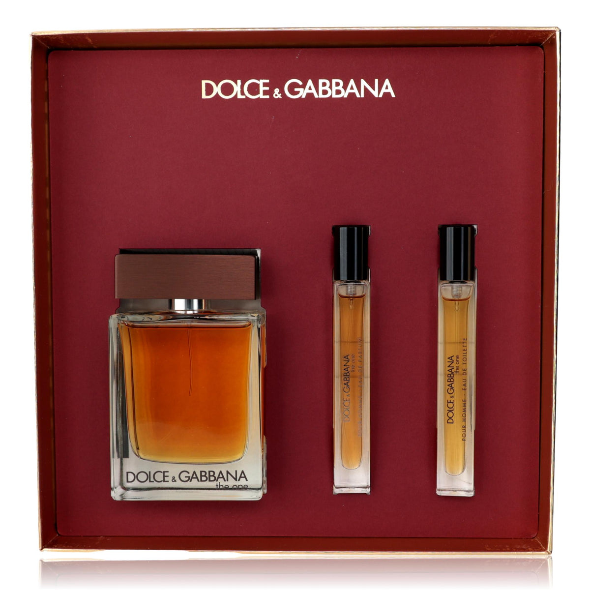The One Dolce & Gabbana 3 Piece Gift Set Men - Pertinacia Perfume
