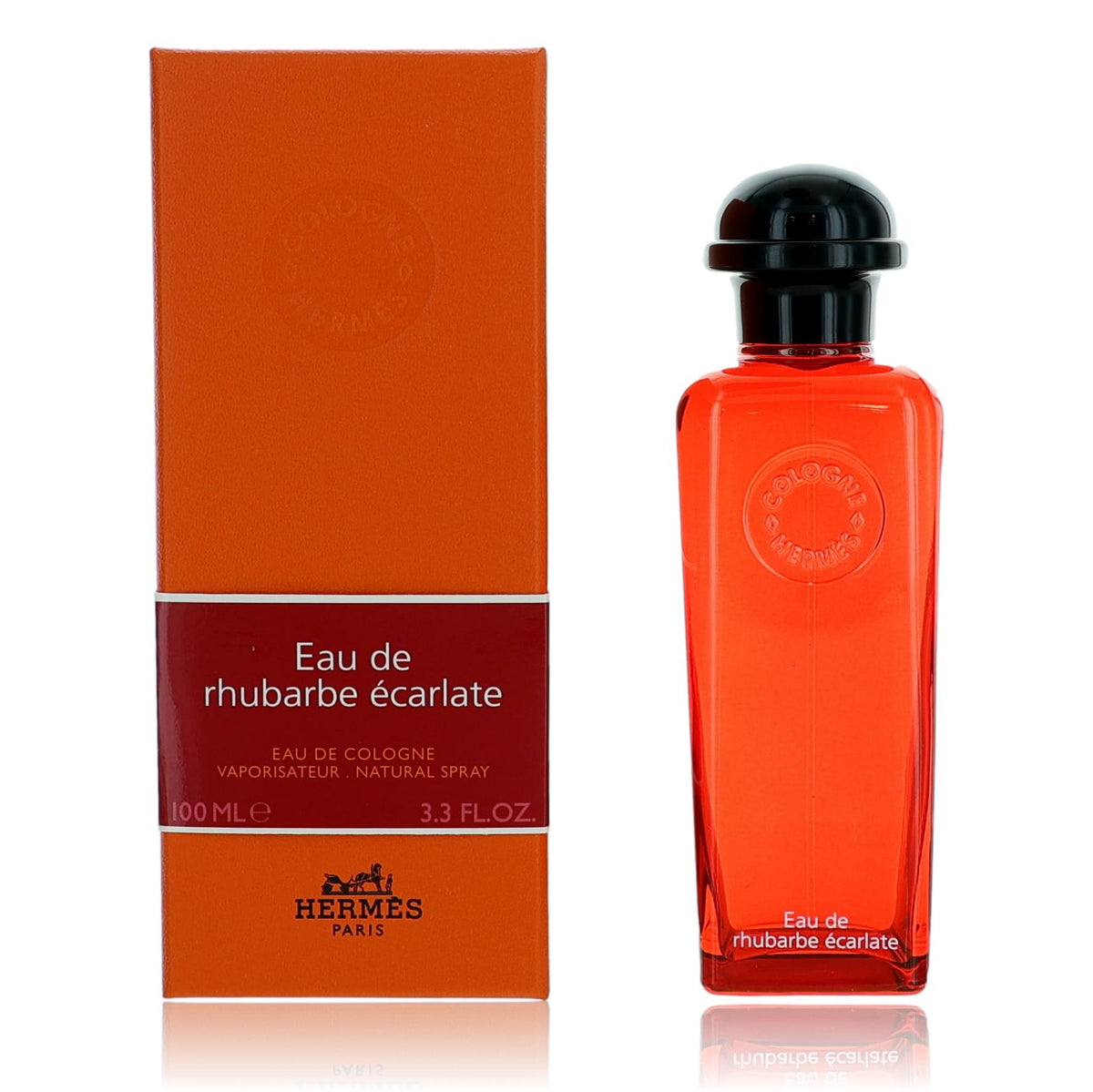 Eau de Rhubarbe Ecarlate Hermes 3.3oz Eau de Cologne Spray Unisex - Pertinacia Perfume