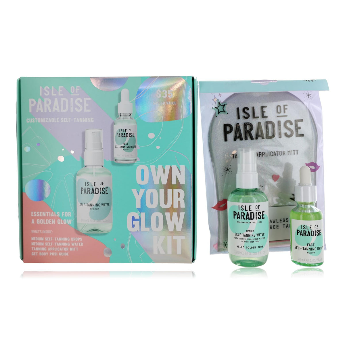 Isle of Paradise Own Your Glow Kit Isle of Paradise 3 Piece Self Tanning Kit - Pertinacia Perfume