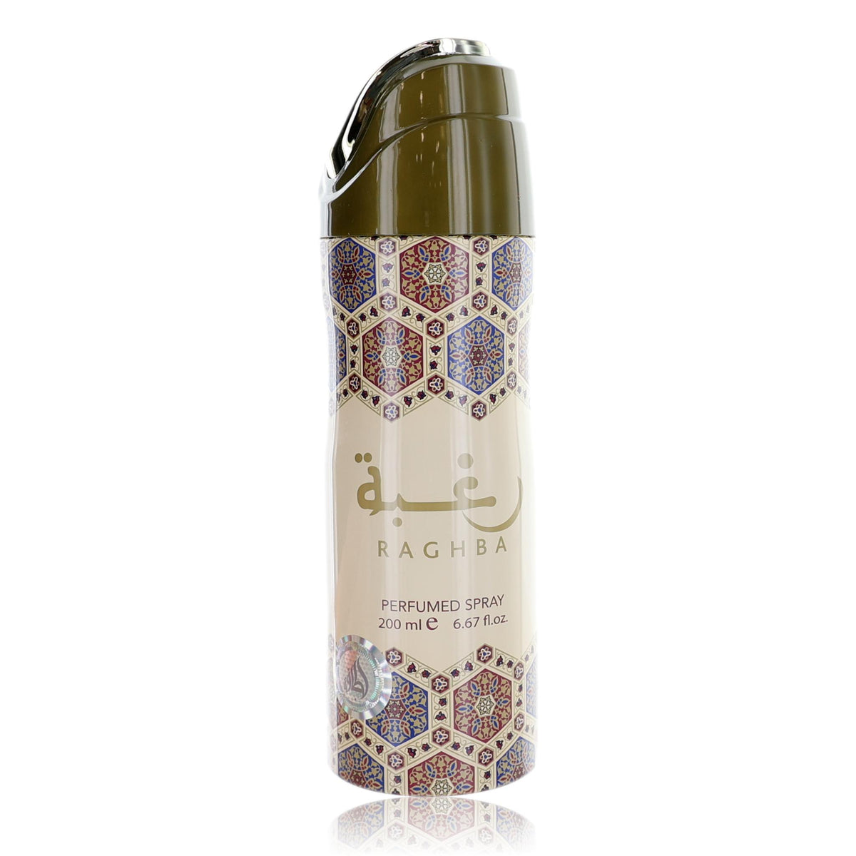 Raghba Lattafa 6.7 oz Perfumed Deodorant Spray Unisex - Pertinacia Perfume