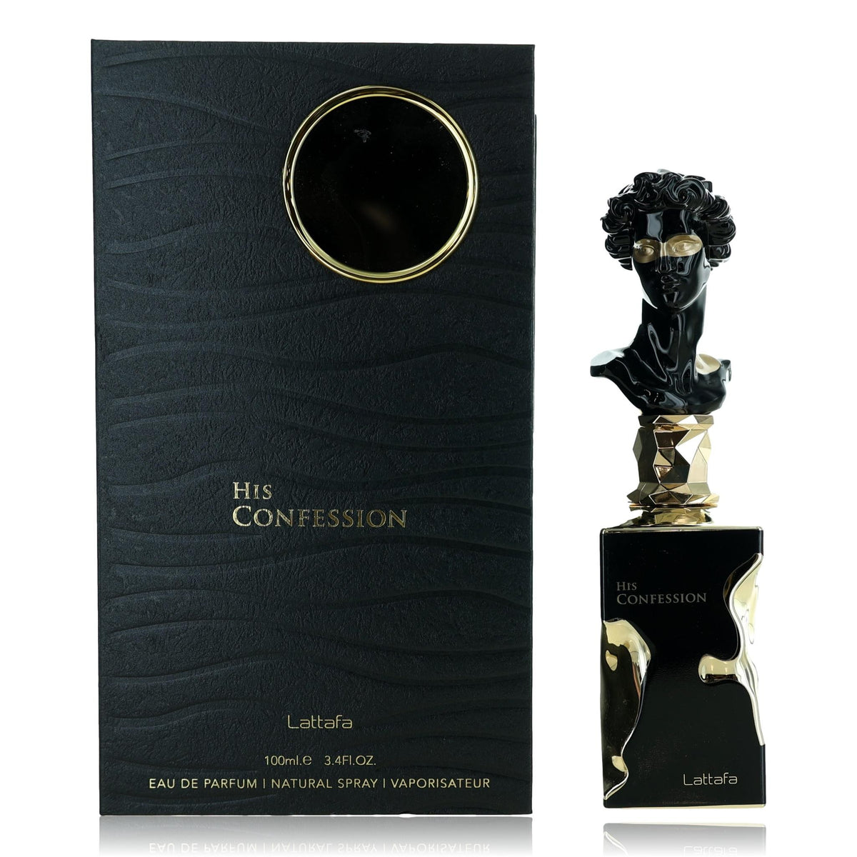 His Confession Lattafa 3.4 oz EDP Spray Men - Pertinacia Perfume