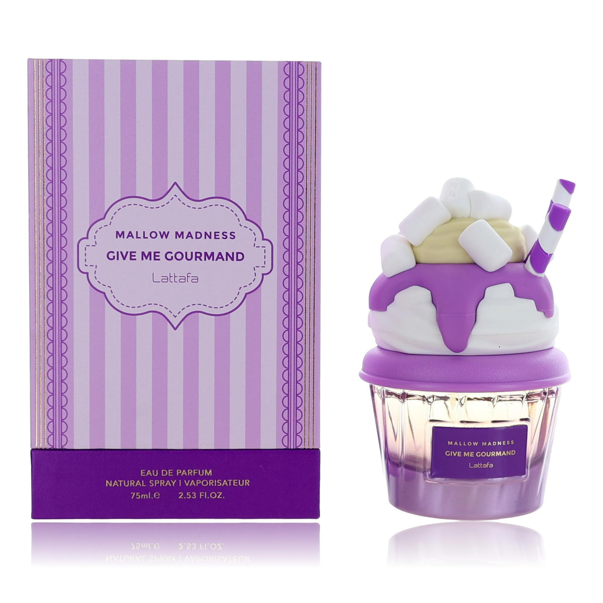 Mallow Madness Give Me Gourmand Lattafa 2.53oz EDP Spray women - Pertinacia Perfume