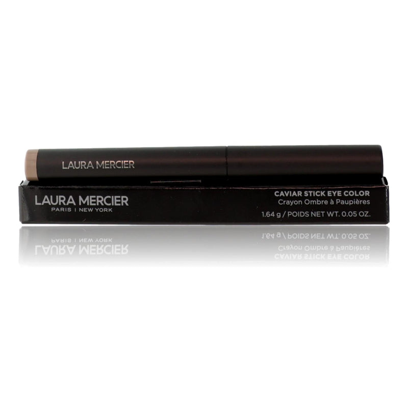 Laura Mercier Caviar Stick Eye Color in Cobblestone, a creamy eyeshadow stick in a taupe shade, shown on a neutral background.