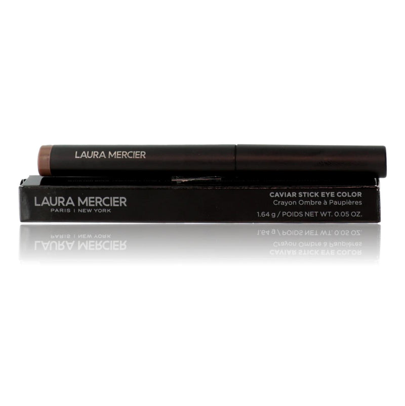 Laura Mercier Caviar Stick Eye Color in Cafe Noir, 0.05oz eyeshadow stick, featuring a creamy dark brown shade for eye makeup.