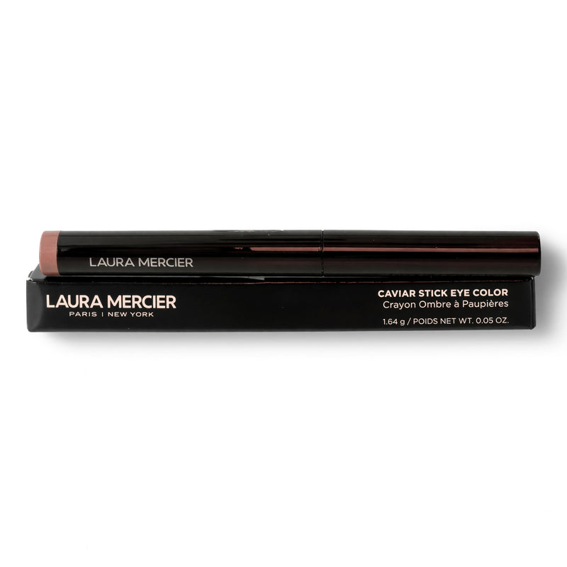 Laura Mercier Caviar Stick Eye Color in Sugarfrost, a creamy eyeshadow stick with a shimmering finish, displayed on a neutral background.