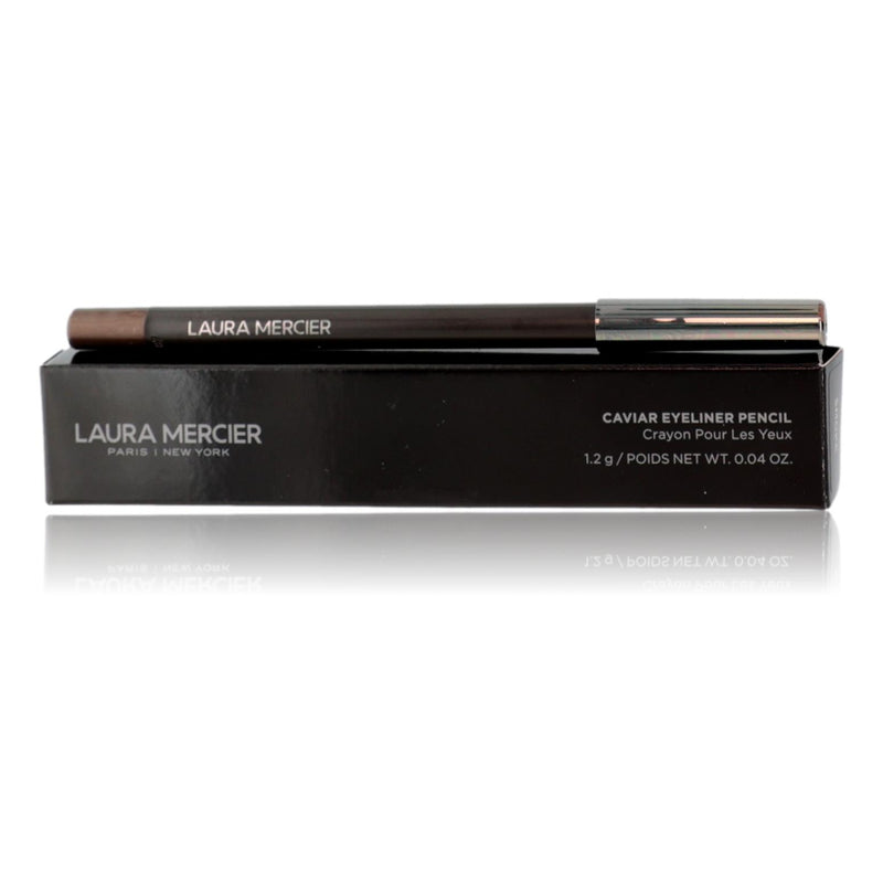 Laura Mercier Caviar Eyeliner Pencil in Bronze, 0.04oz, showing the smooth bronze-colored eyeliner pencil with the cap removed.