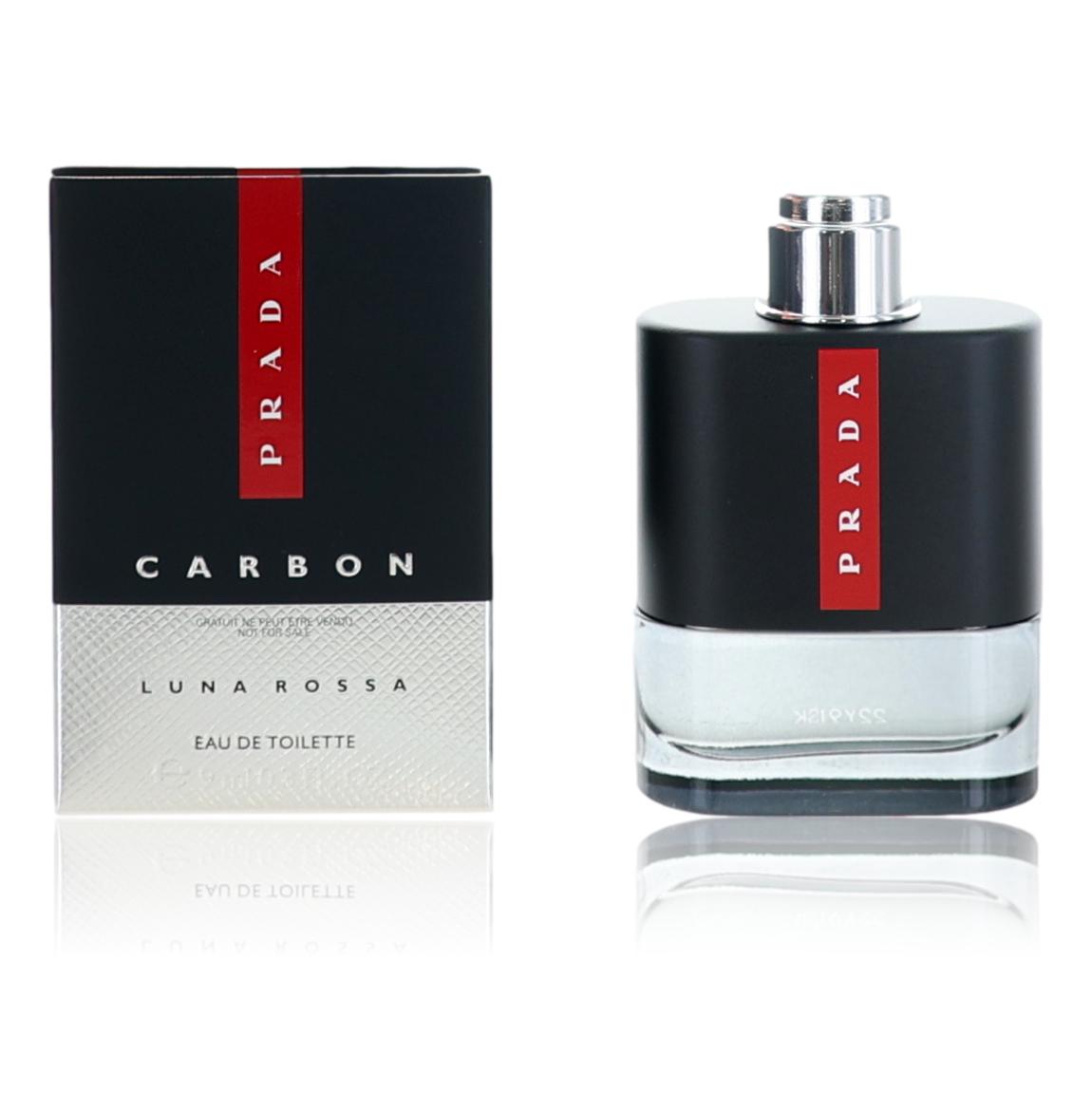 Prada Luna Rossa Carbon Prada 0.3 oz EDT Spray Men - Pertinacia Perfume