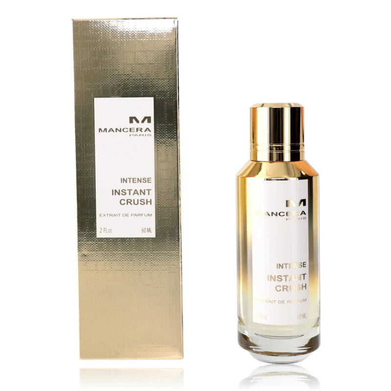 Mancera Intense Instant Crush unisex 2oz extrait de parfum bottle with elegant packaging and branding visible.