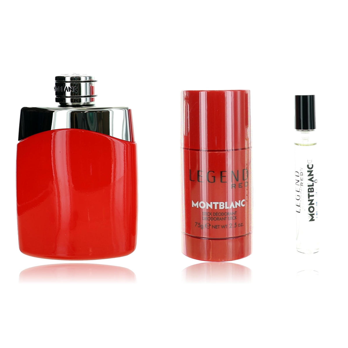 Mont Blanc Legend Red Mont Blanc 3 Piece Gift Set Men - Pertinacia Perfume