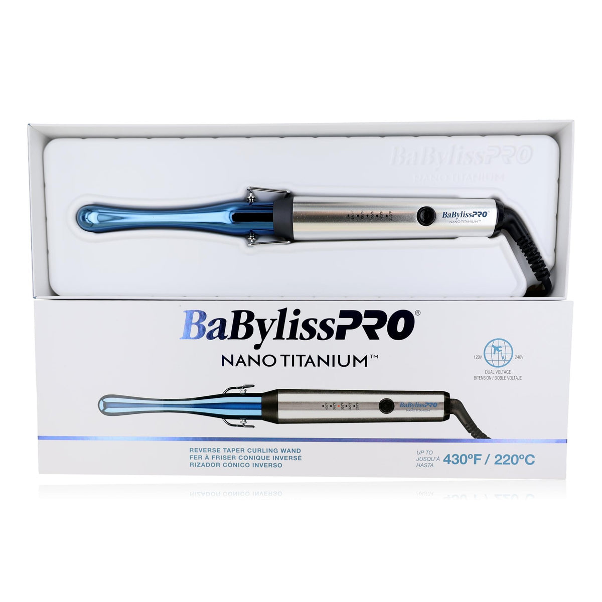 Nano Titanium Reverse Taper Curling Wand BaBylissPRO - Pertinacia Perfume
