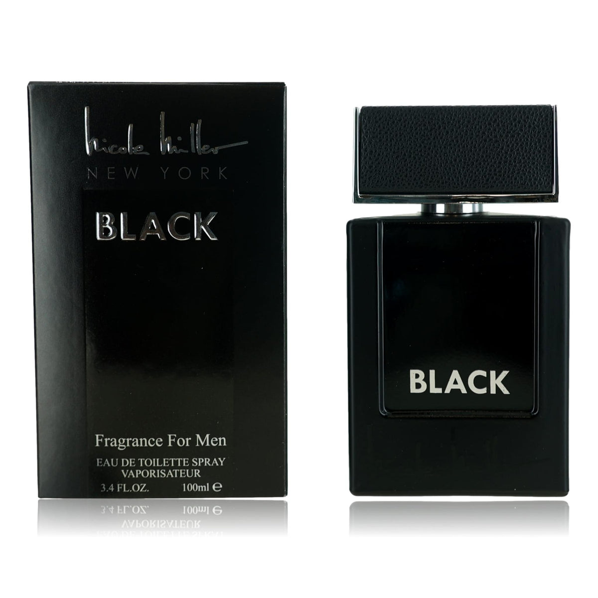 Nicole Miller Black Nicole Miller 3.4 oz EDT Spray Men - Pertinacia Perfume