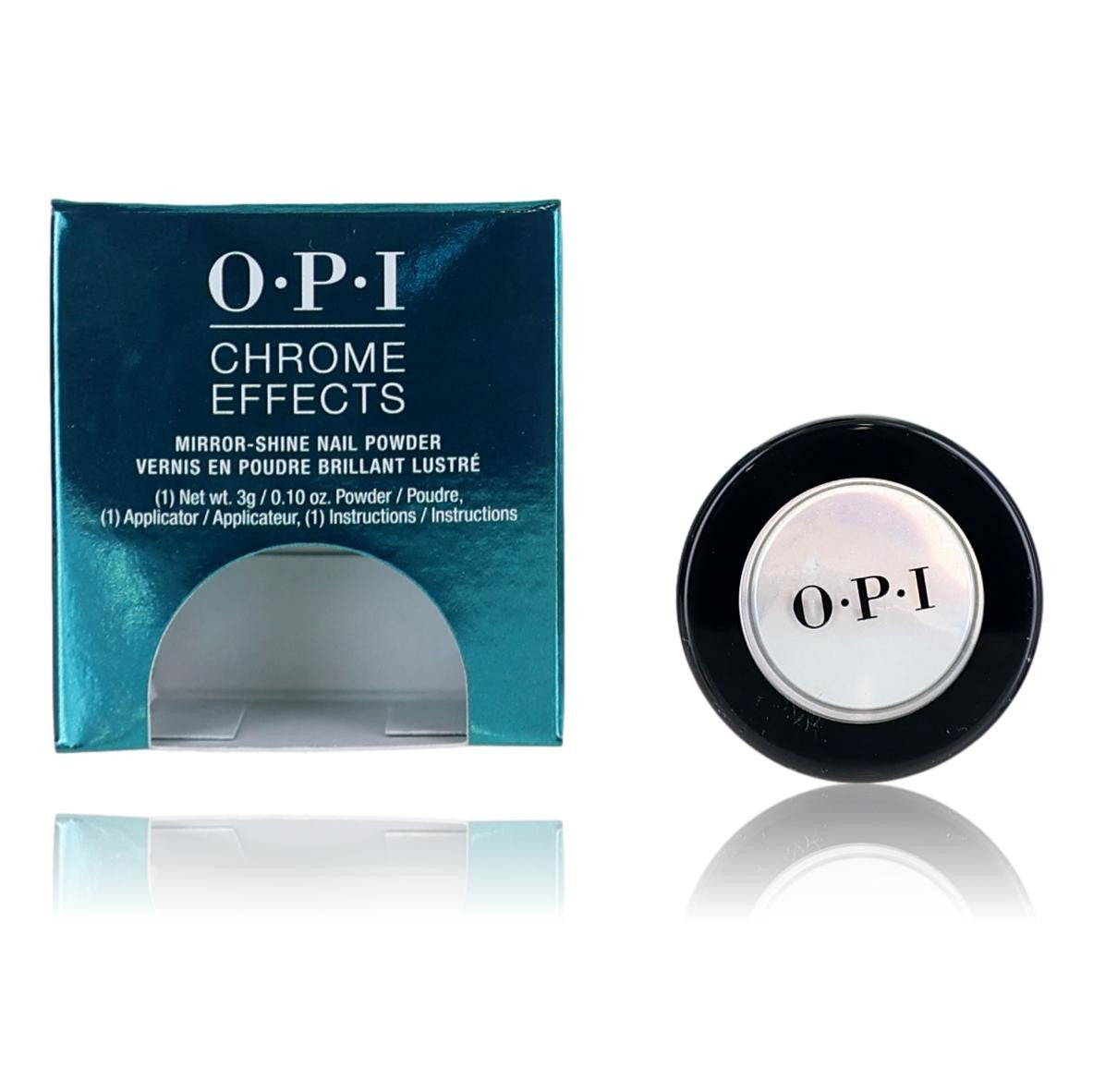 OPI Chrome Effects OPI 0.10 oz Nail Powder- Blue "Plate" Special - Pertinacia Perfume