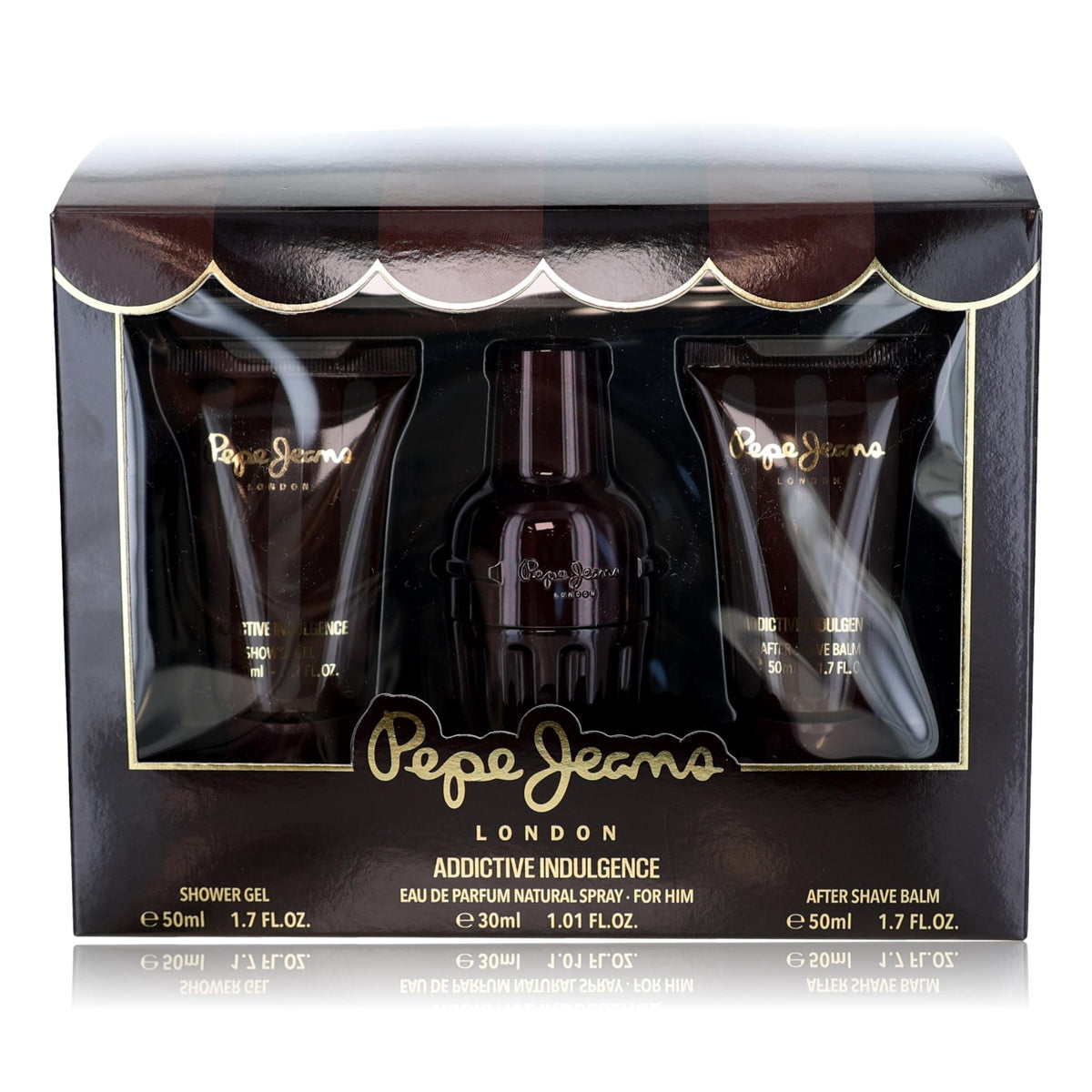 Addictive Indulgence Pepe Jeans 3 Piece Gift Set Men - Pertinacia Perfume
