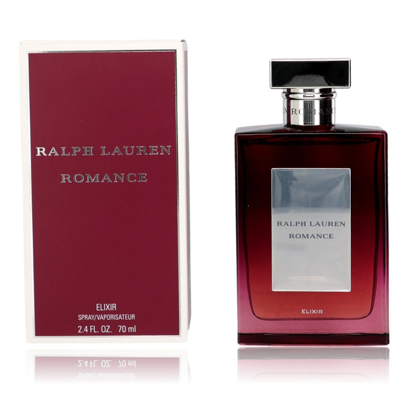 Ralph Lauren Romance Elixir 2.4 oz women’s perfume spray with elegant bottle design.