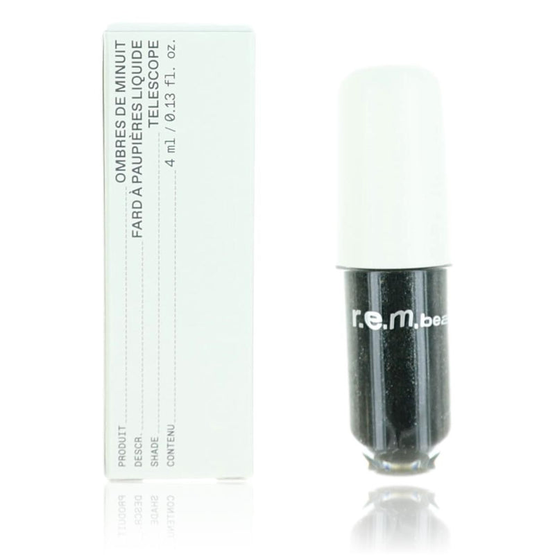 r.e.m. beauty Midnight Shadows liquid eyeshadow in Telescope shade, 0.13 oz, with a shiny, metallic finish.