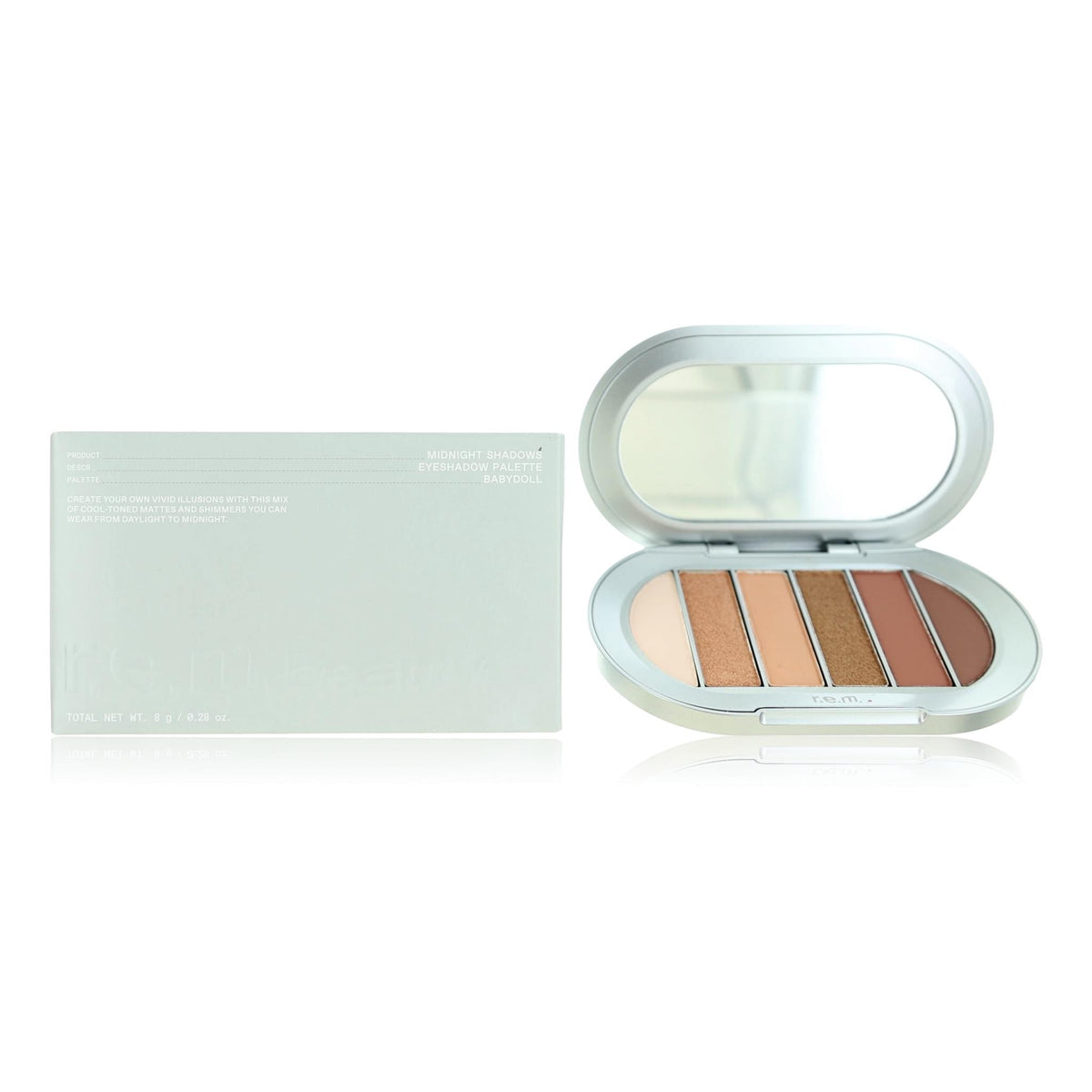 Midnight Shadows r.e.m. beauty 6 Shade Eyeshadow Palette - Babydoll - Pertinacia Perfume