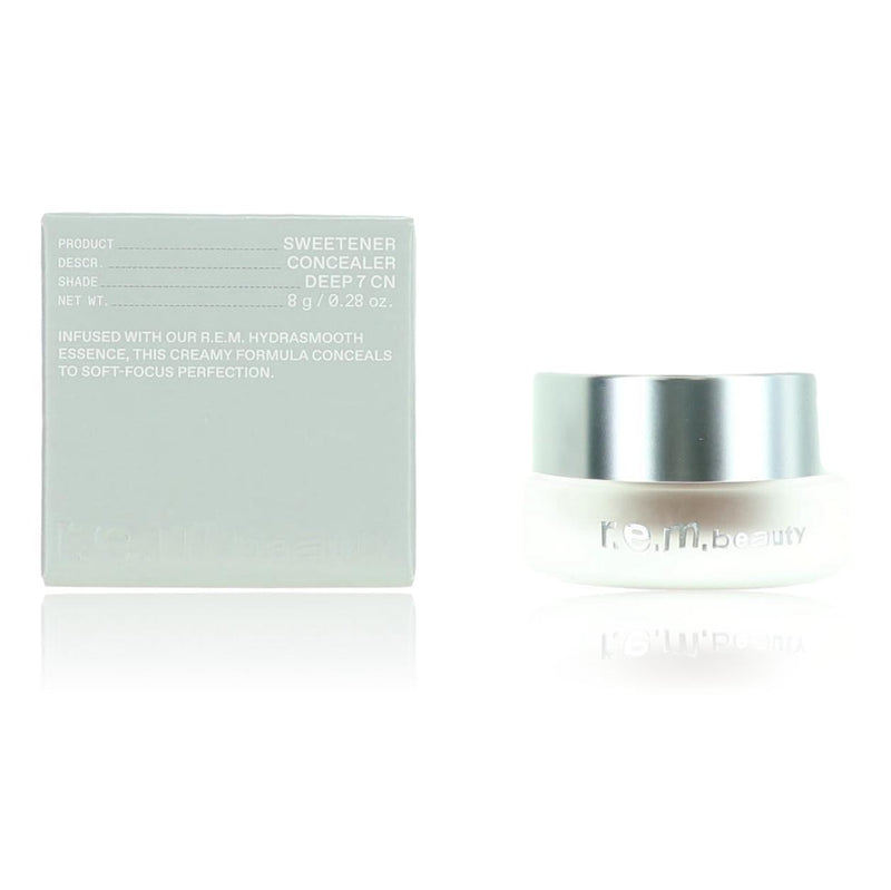 r.e.m. beauty Sweetener Concealer in Deep 7 CN, 0.28 oz, physical makeup product with a smooth, creamy texture.
