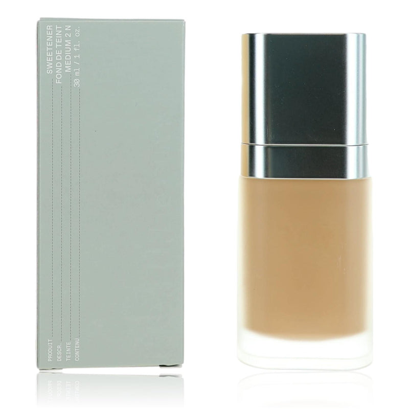 r.e.m. beauty Sweetener foundation in Medium 2 N, 1 oz bottle, physical makeup product with a sleek container and applicator.