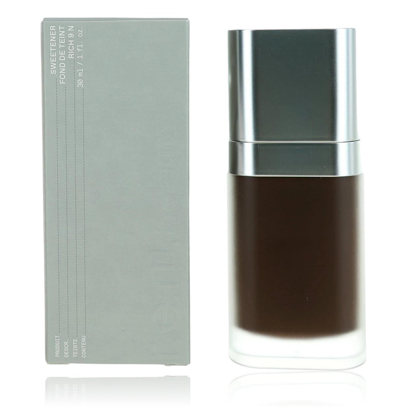 r.e.m. beauty Sweetener foundation in Rich 9 N, 1 oz physical makeup product with smooth, creamy texture and rich color.