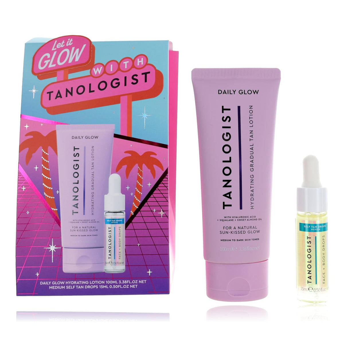 Tanologist Let it Glow Tanologist 2 Piece Gift Set - Pertinacia Perfume