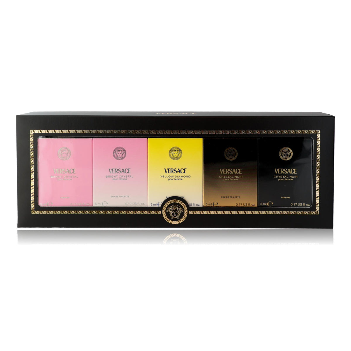 Versace Versace 5 Piece Miniatures Set Women - Pertinacia Perfume