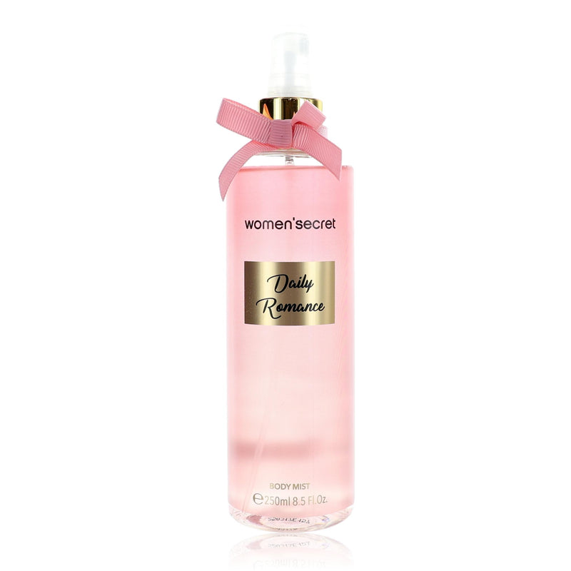 Women'Secret Daily Romance body mist for women, 8.5 oz spray bottle with floral and fresh scent visible in the image.