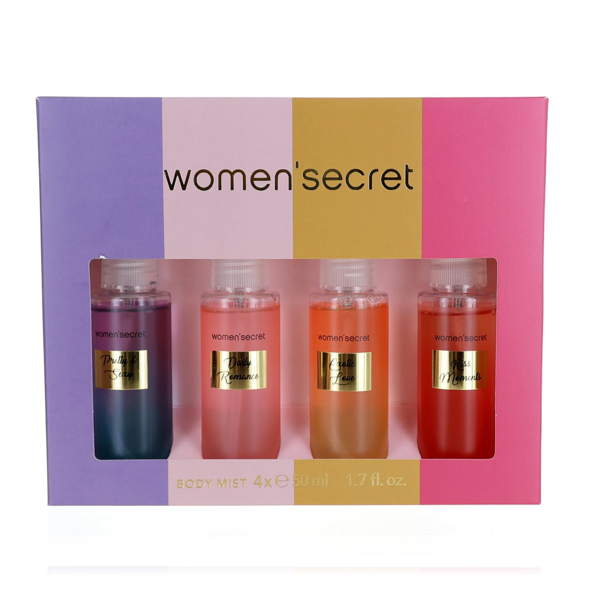 Women'Secret Women'Secret 4 Piece Body Mist Set Women - Pertinacia Perfume