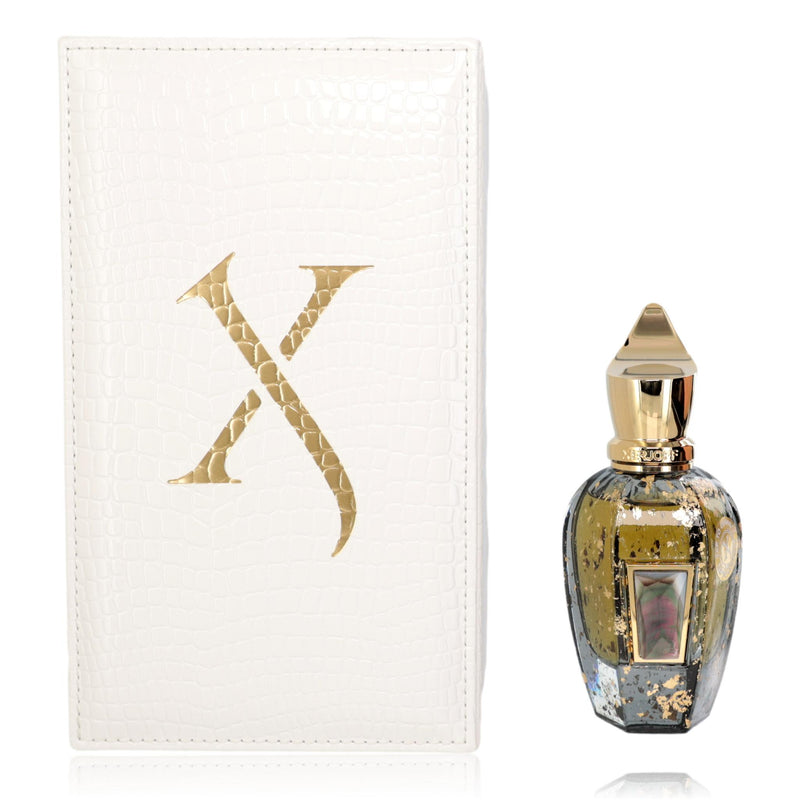 Xerjoff Homme Anniversary unisex parfum spray bottle, 1.7 oz, with elegant packaging and sleek design.