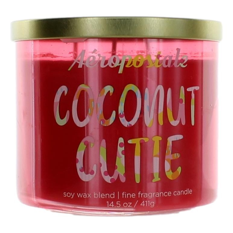 Aeropostale 14.5 oz Soy Wax Blend 3 Wick Candle - Coconut Cutie - Pertinacia Perfume