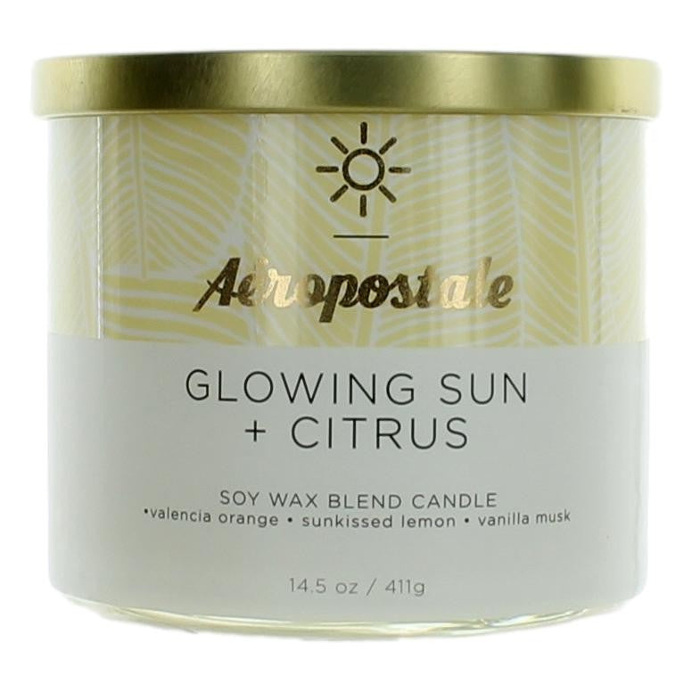 Aeropostale 14.5 oz Soy Wax Blend 3 Wick Candle - Glowing Sun & Citrus - Pertinacia Perfume